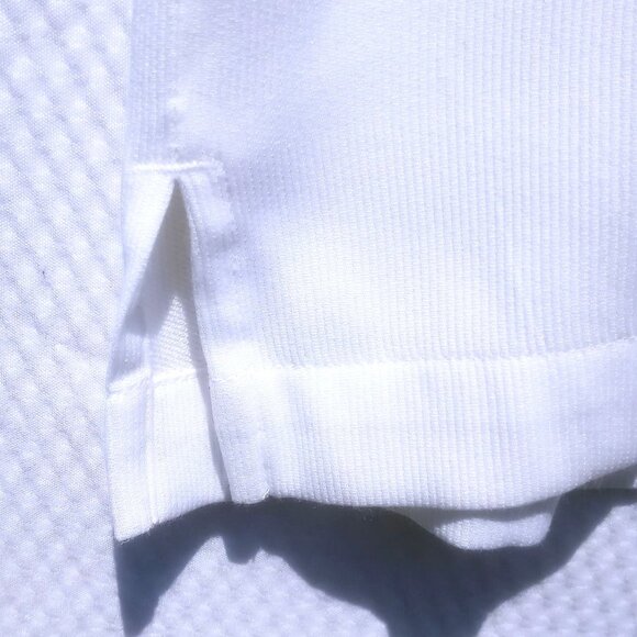 Monte Carlo Men's Large Dress Shirt White Embroidered Short Sleeve Button-Up - Picture 8 of 11